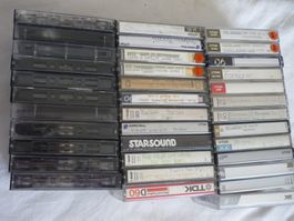 36x Musikkassetten TDK BASF Maxell Pop Rock 70 80er