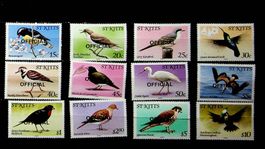 ST KITTS BEAUX TIMBRES NEUFS  "OFFICIAL" 1981.13 EUROS/AT27