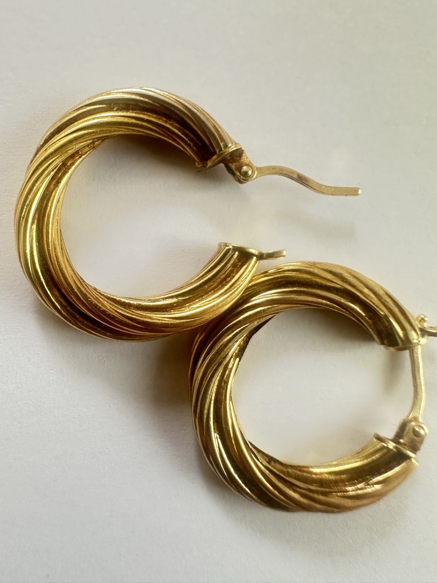 Ohrringe & -stecker: Goldene Kreolen – Gebraucht aus Birrwil von kidsstore 1