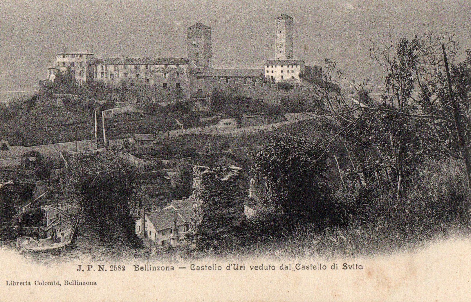 Cartoline postali: Bellinzona - Castello d'Uri – Nuovo (secondo la descrizione) da Melano venduto da pisonsdro