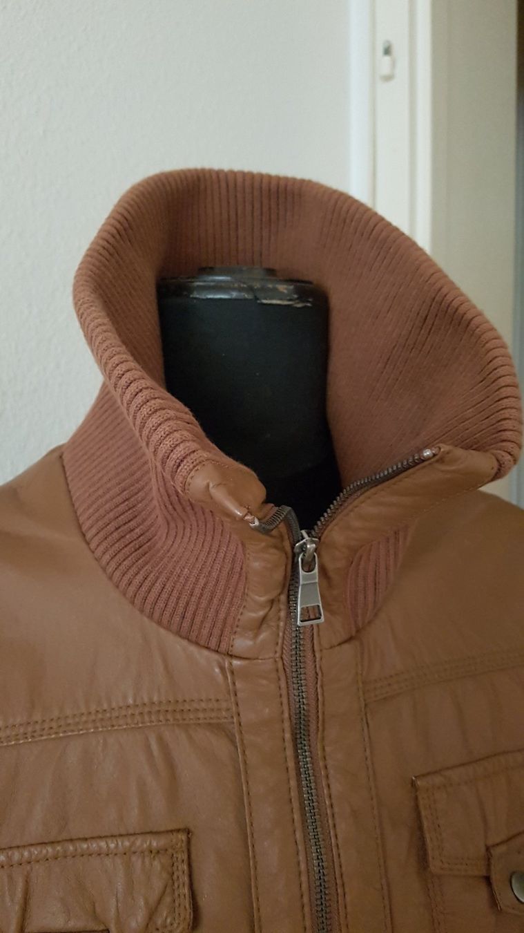 Jacken: Haselnussbraune Leder Jacke   Grösse  44  NEU – Neu (gemäss Beschreibung) aus spreitenbach von nti_pb8s 1