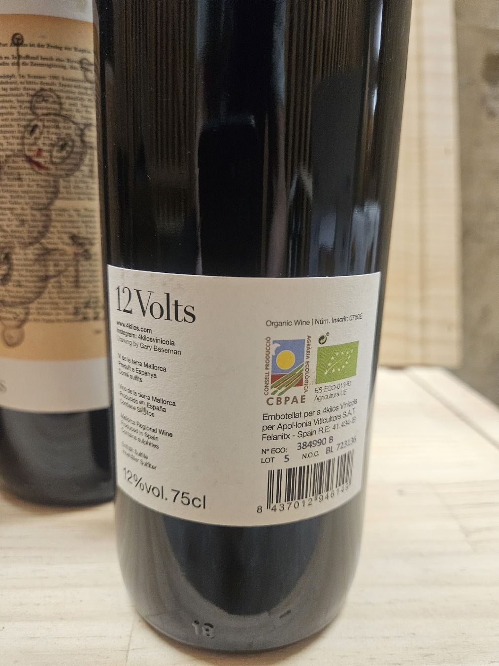 Vino: 6 Flaschen 12 Volts 2020 Mallorca – Nuovo e nell'imballaggio originale da Zofingen venduto da WouterSamwel 2