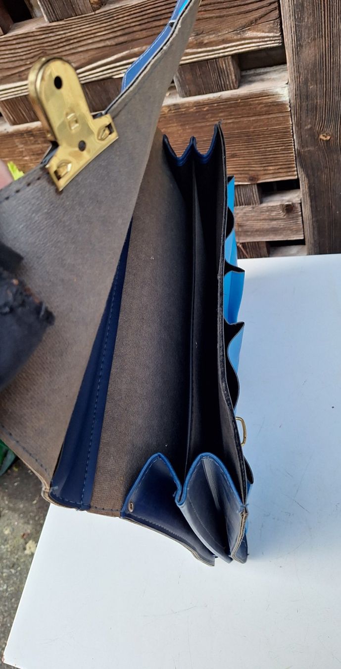 Koffer & Taschen: Blaue Vintage Aktentasche/Schultasche – Neu (gemäss Beschreibung) aus Weinfelden von JoeBaer 2