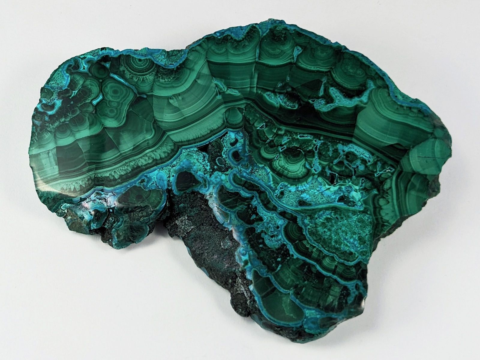 Minerali & Pietre curative: Chrysokoll-Malachit 11,6cm - 199 Gramm – Nuovo e nell'imballaggio originale da Meilen venduto da StoneGarden