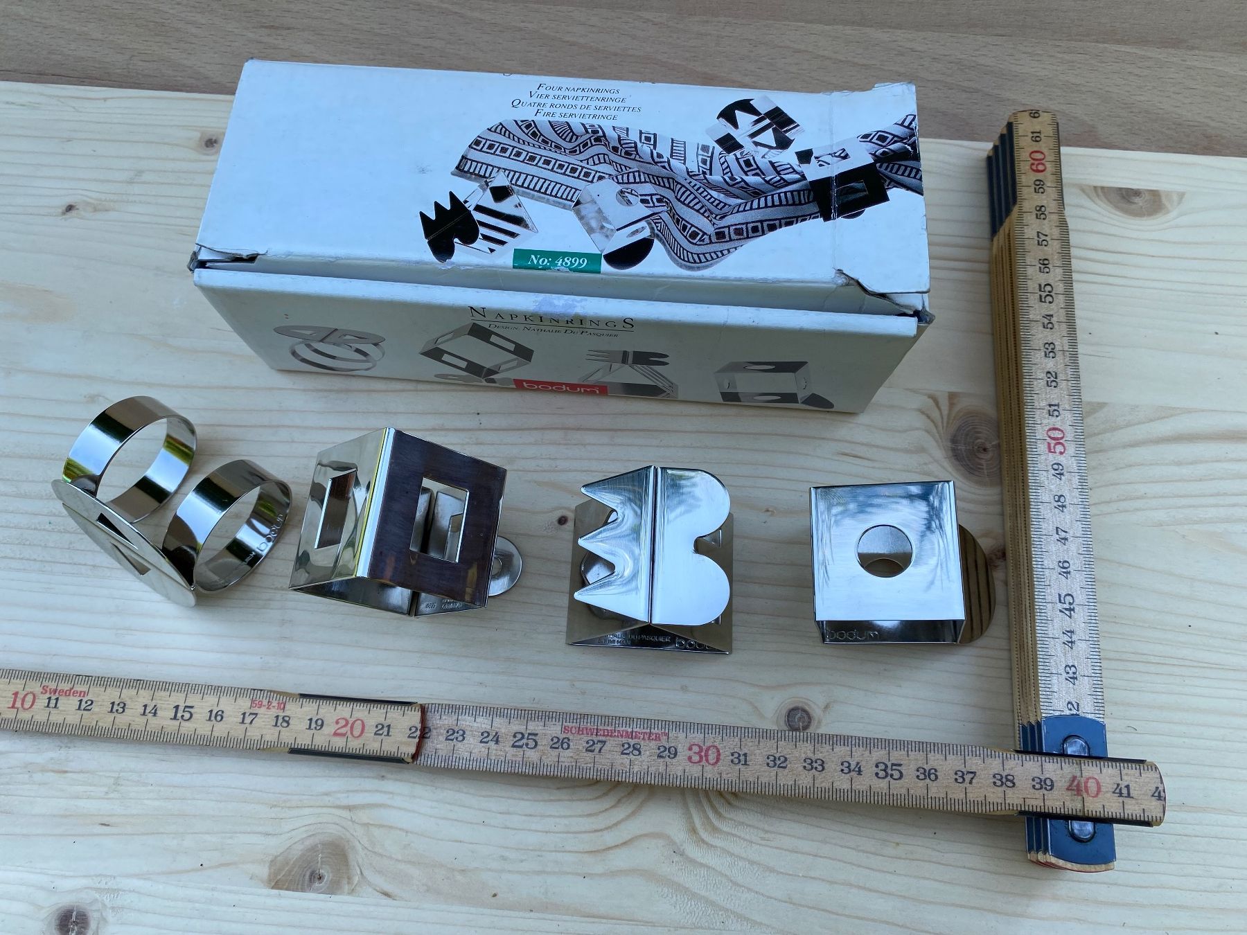 Bodum Sonstige Dekorationen & Accessoires: 4 schöne Vintage Bodum Serviettenringe – Gebraucht aus Feldbach von Olive1 9