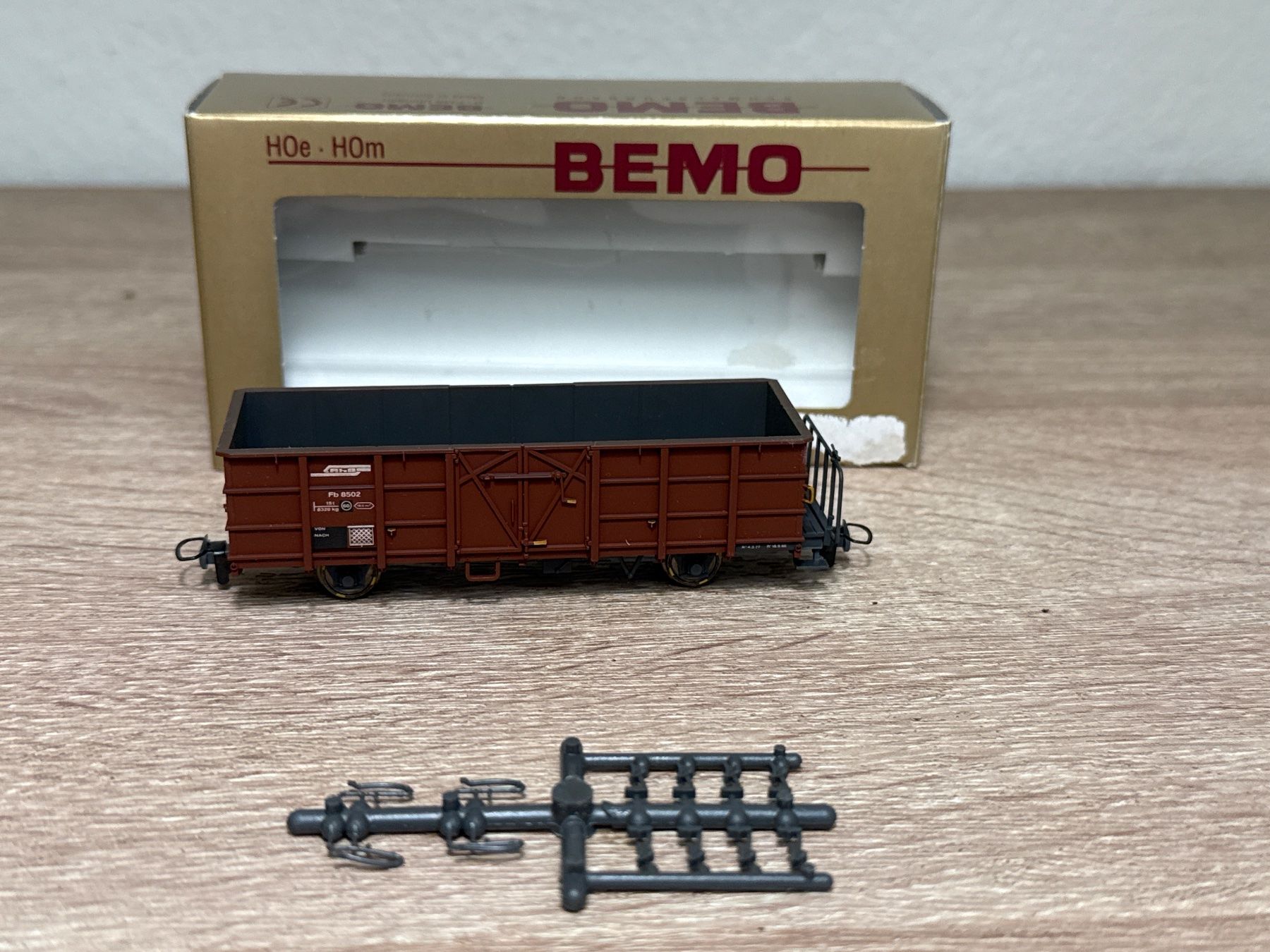 Bemo Modellini di ferrovie: Bemo 2255 172 Güterwagen RhB H0m – Usato da St-Aubin-Sauges venduto da tantome 5