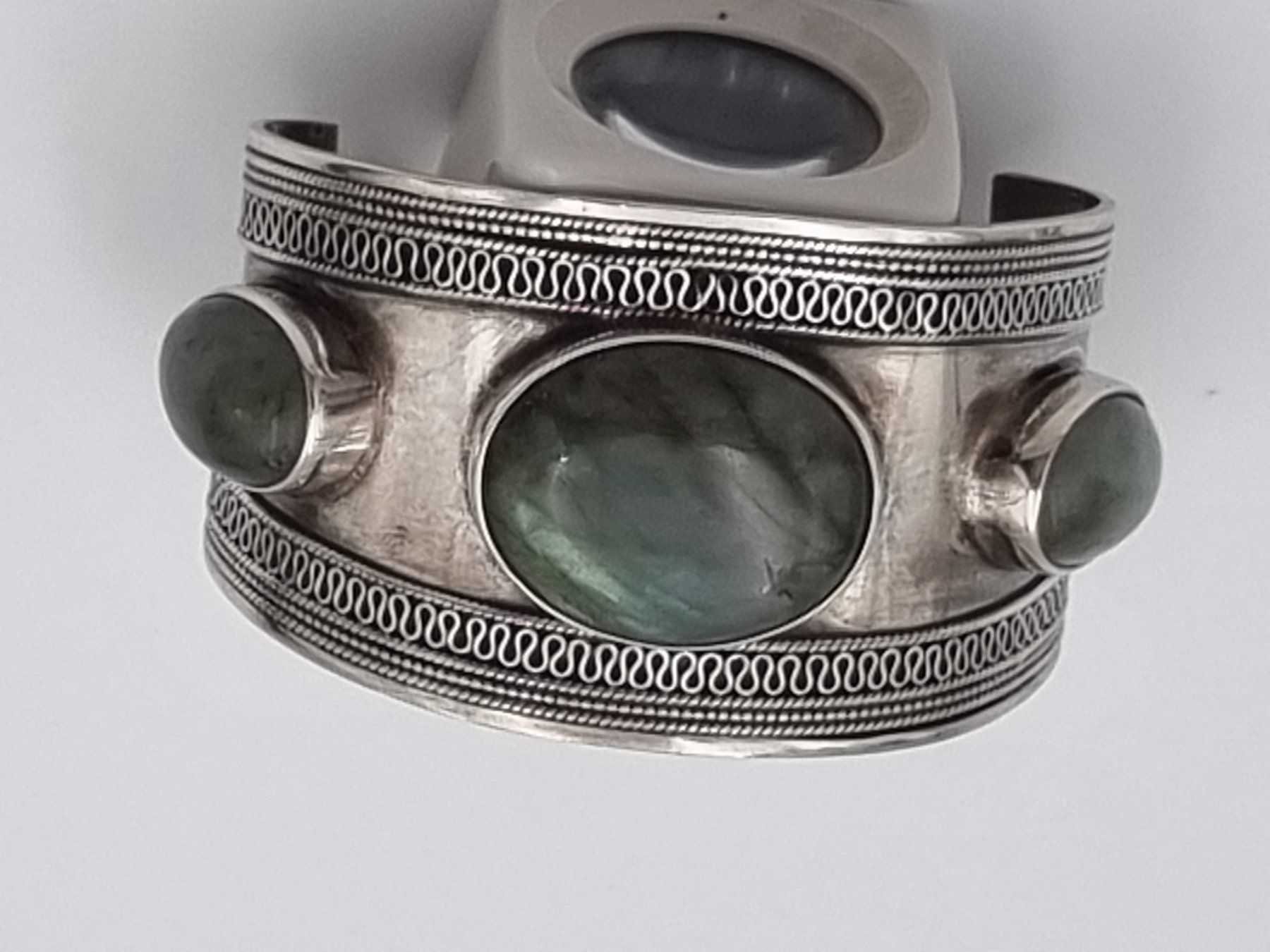 Bracciali & Braccialetti: Ethno Armspange 925 Silber mit Labradoriten – Usato da Kölliken venduto da ter_lkc7 3