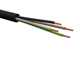 500m Gummi Kabel 4 x 0.75mm2 H05RN-F Bau/Camping