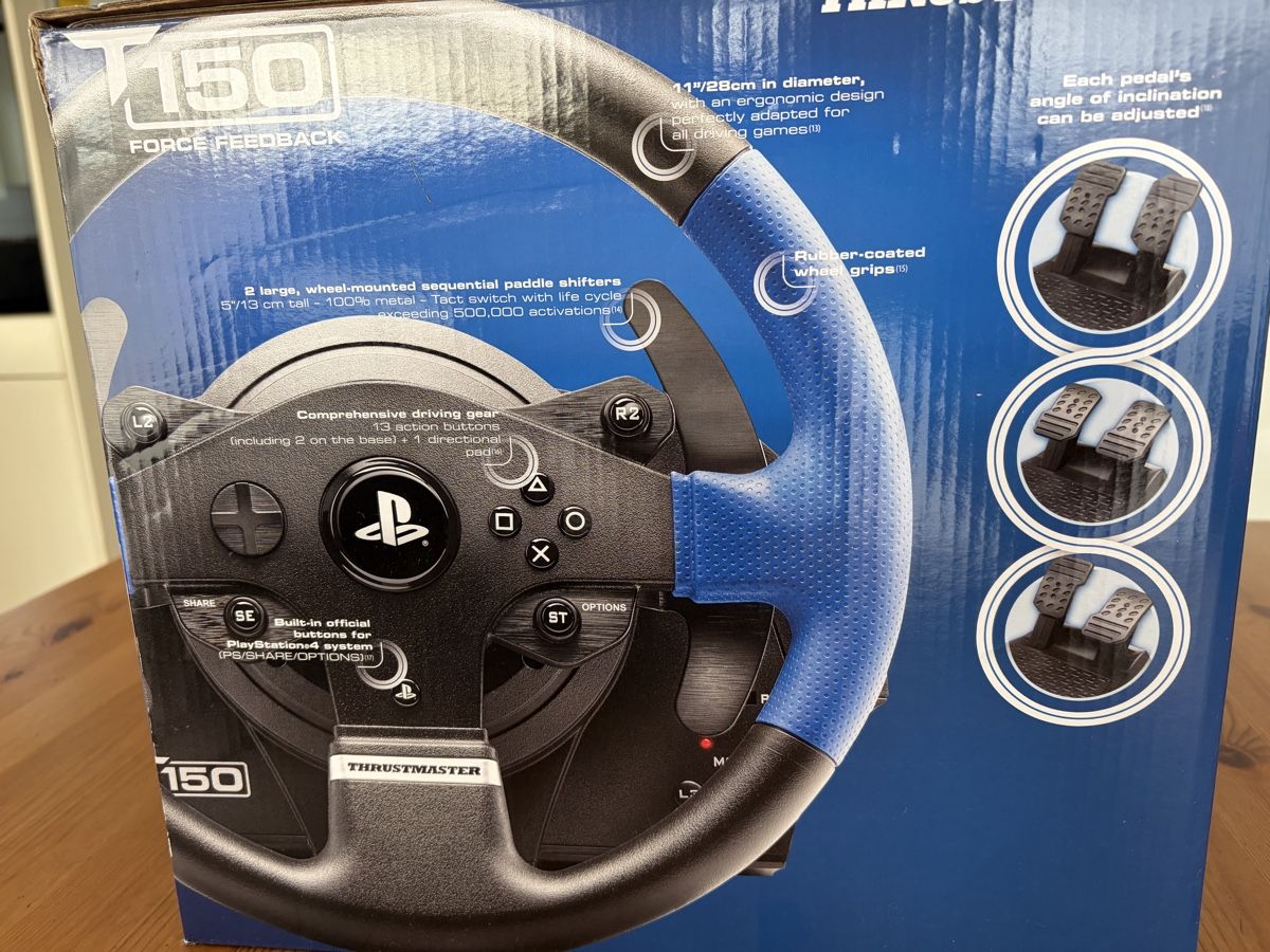 Thrustmaster Controller: Thrustmaster T150 Force Feedback Lenkrad – Usato da Aarberg venduto da Kiralina81 5