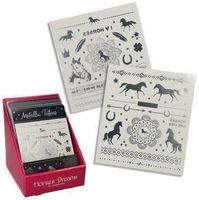 K..108) Pferde Dreams Metalic Tattoos