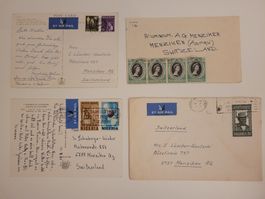 Nigeria Konvolut alte Briefe/Karten