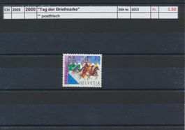 2000 "Tag der Briefmarke Zürich", ** postfrisch