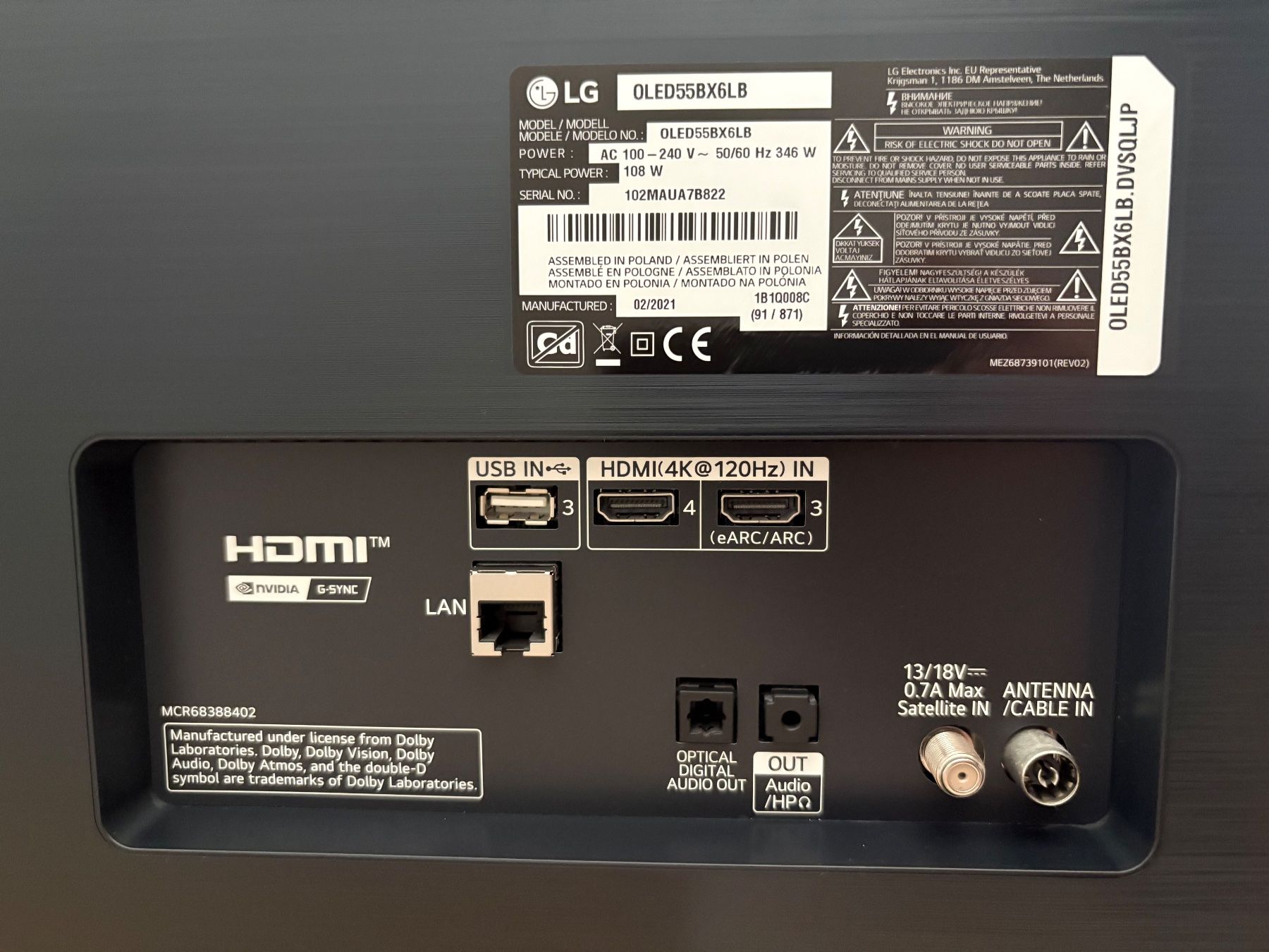 LG Appareils TV: Fernseher LG OLED55BX6LB – D'occasion à Birmensdorf ZH par JDean 2