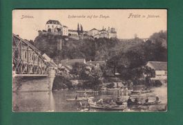FRAIN in Mähren - Ruderpartie auf der Thaya - 1918
