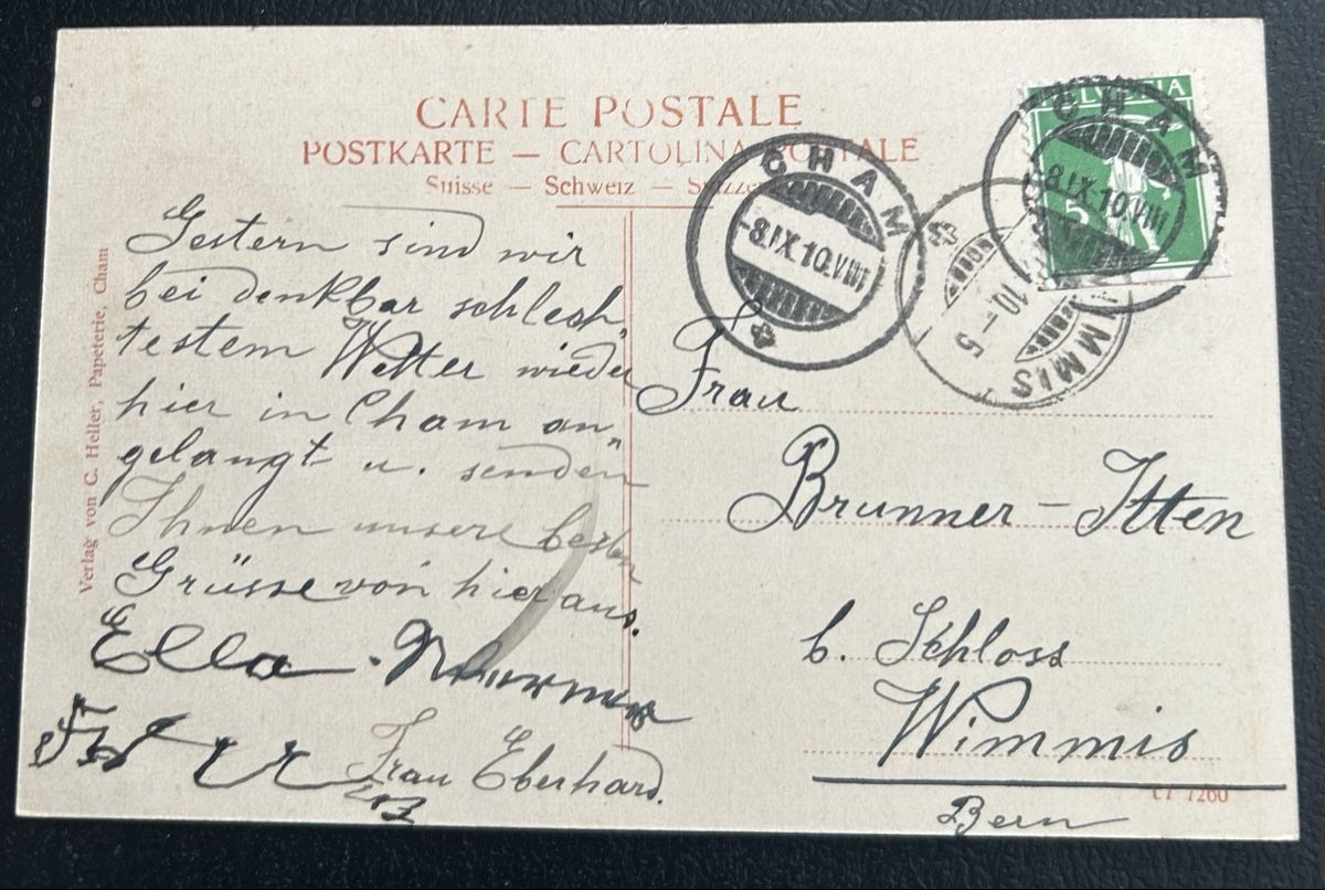 Cartoline postali: Cham Kirchenplatz – Usato da Horw venduto da Tellbub 1