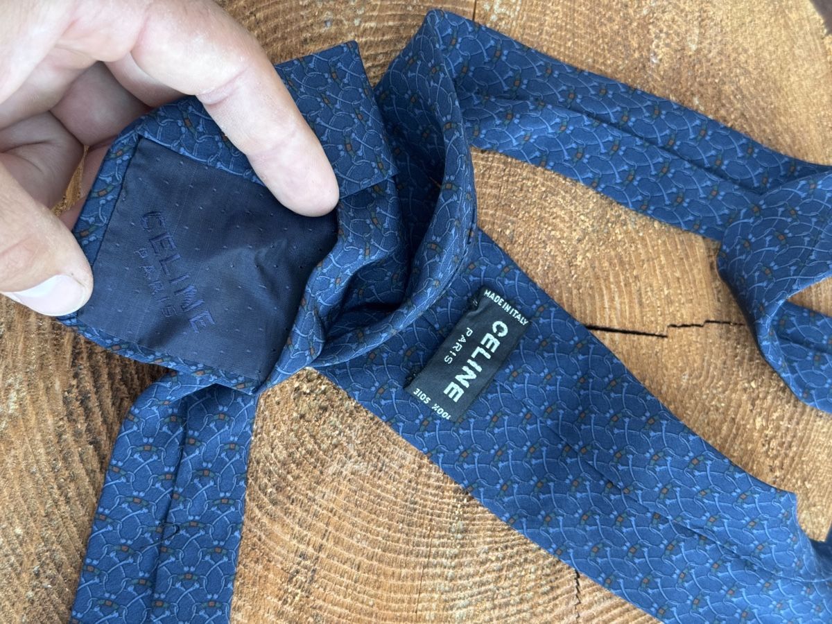 Celine Krawatten: Celine Krawatte blau Seide mit Muster Oryginal – Gebraucht aus Wetzikon ZH von Jan_wojt 3