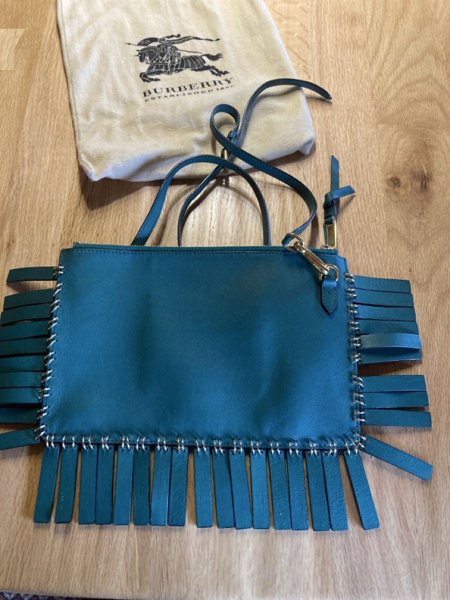 Burberry Borse da donna: Burberry Prosum Ledertasche Grün – Nuovo (secondo la descrizione) da Latterbach venduto da zimmerbraun 3