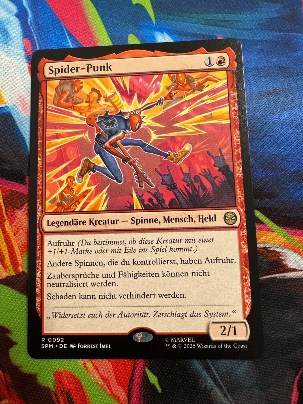 Magic The Gathering Carte collezionabili: Spider-Punk - Marvel's Spider-Man - Magic – Nuovo (secondo la descrizione) da Bülach venduto da Pfrenzel