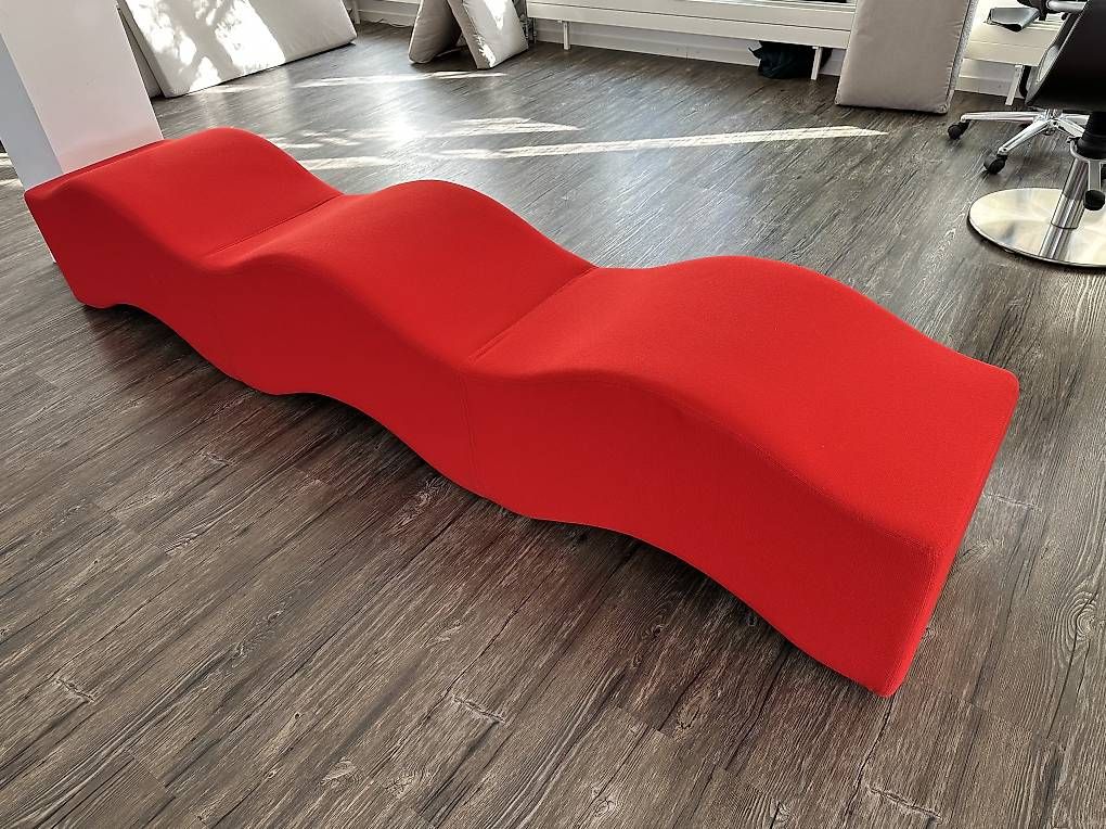 Sedie a sdraio: Design Vintage Steelcase Ripple Bench – Usato da Gretzenbach venduto da Gua