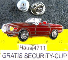 MERCEDES BENZ 500SL CABRIO ENAMEL AUTO PIN mit SECURITY-CLIP