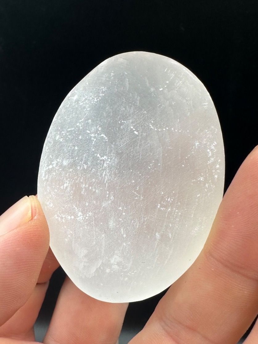 Mineralien & Heilsteine: Selenit Handschmeichler Heilstein – Neu und originalverpackt aus Männedorf von Handschmeichler 1