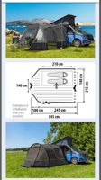 Busvorzelt Touring für Fahrzeuge mit Aufbauhöhe 180-220cm