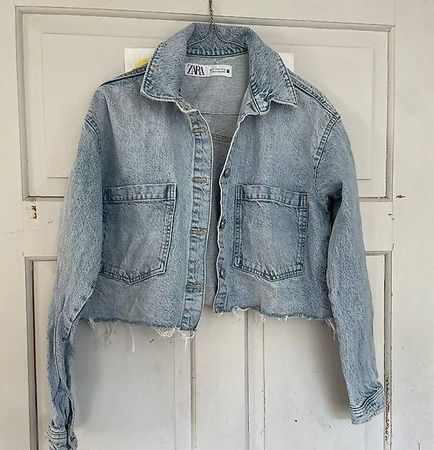 Jeansjacke cropped Gr. XS von ZARA
