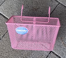 Pink Metal Fischer Bike Korb Neu 