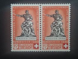 Pro Patria n° 5c  paar ungebraucht *