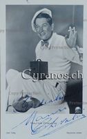 Maurice Chevalier (1888-1972) Schauspieler - sign. Foto
