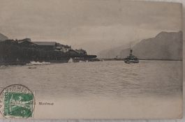 MONTREUX - Bateau à vapeur - 1910