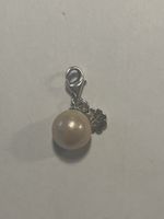 Thomas Sabo Charm Perle mit Kleeblatt Anhänger 925 Silber !