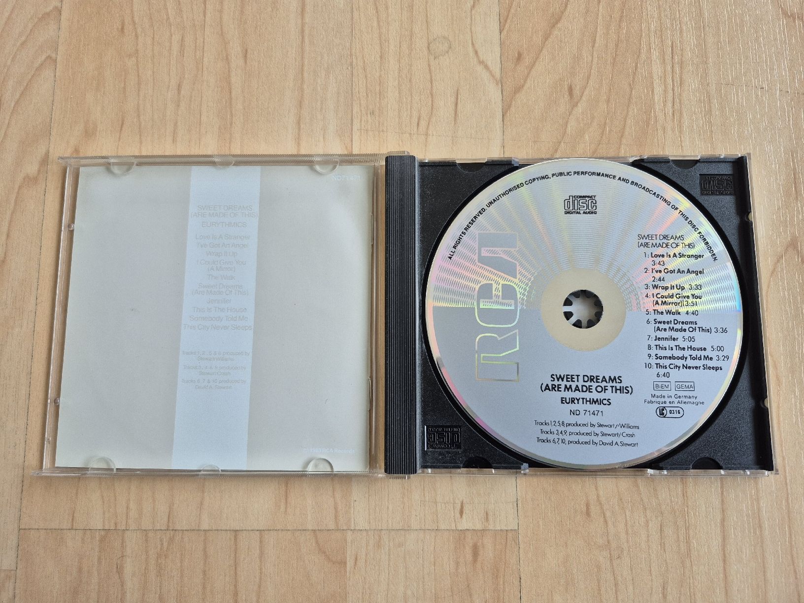 CDs: Eurythmics – Sweet Dreams CD – Gebraucht aus Bern von Roibusch 2