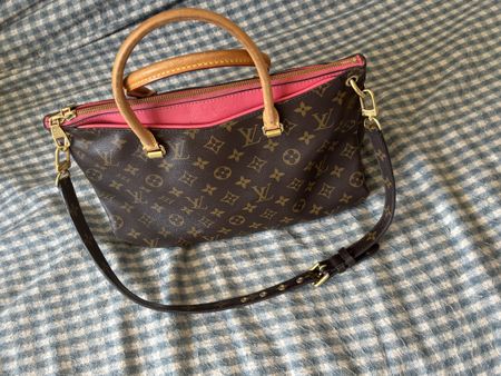 Sac Louis Vuitton Pallas MM Monogram - Doublure Rose - Parfa