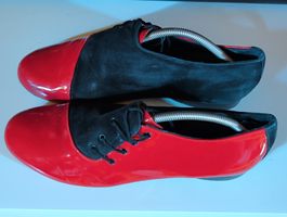 Dance shoes from italian artisanal manufacturer