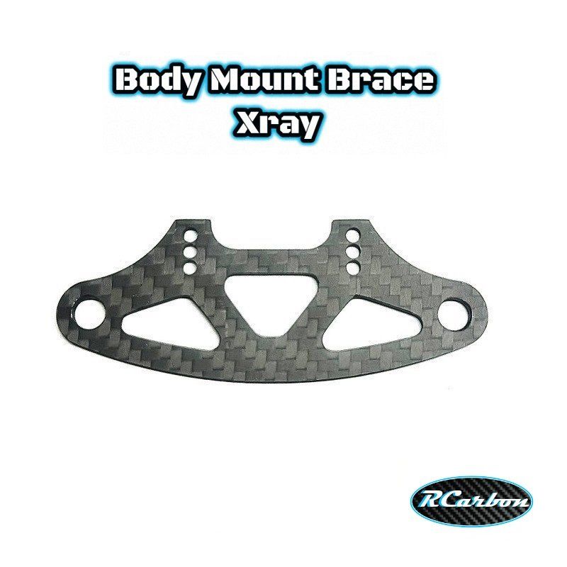 XRay RC Modellbau: Carbon Bumper Upper Holder for Xray Body Mounts – Neu (gemäss Beschreibung) aus Montagny-Yverdon von Rcarbon.