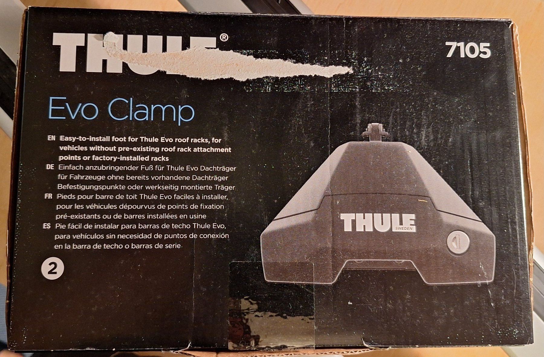 Thule Portapacchi: Thule Evo Clamp Fuss mit 2 Dachträgern – Usato da Hauptwil venduto da Markuseli 1