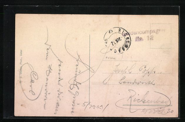 Cartoline postali: AK Uster, Ortsansicht aus der Vogelschau – Usato da Berlin venduto da bartko-reher 1
