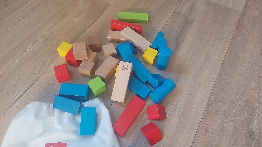 Spielzeuge: Bunte Holzbausteine Hapa – Gebraucht aus Richterswil von nimgruet