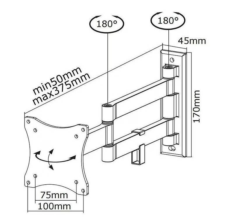 Wandhalterungen: Neomounts Fpma-W830black – Gebraucht aus Sonceboz-Sombeval von michael.l 3