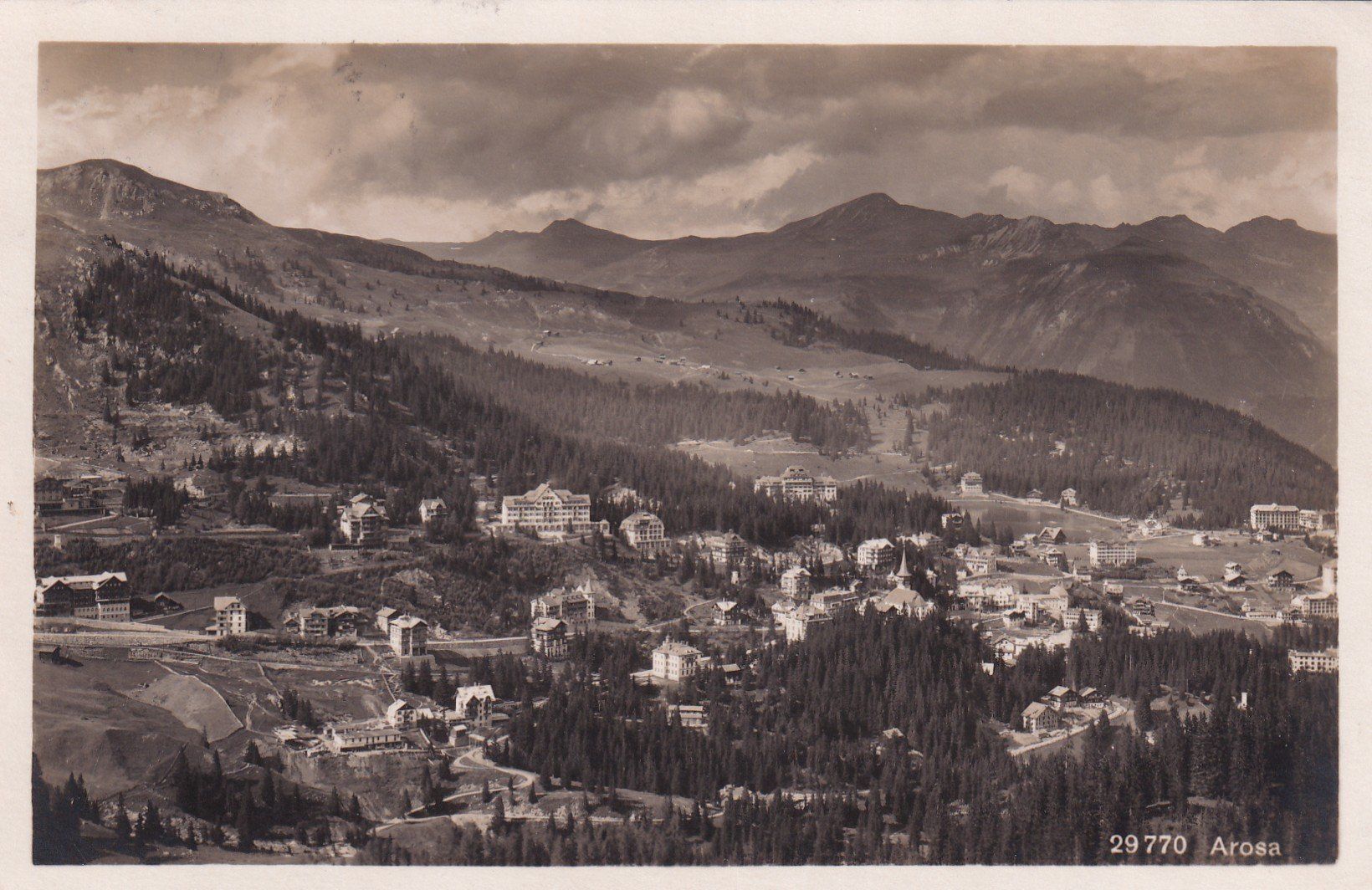 Ansichtskarten: Arosa N° 29770  1925 – Gebraucht aus Cormoret von Pascalll2001