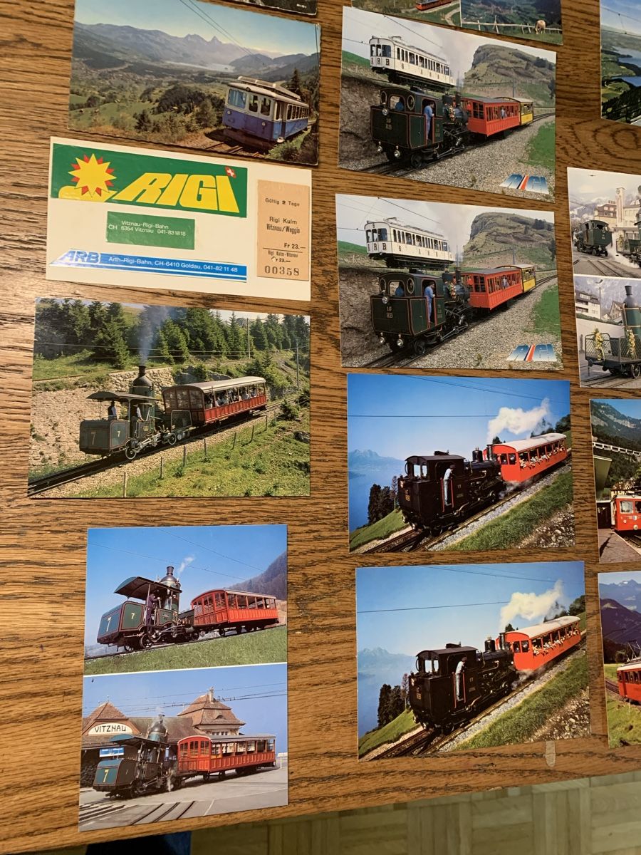 Modelleisenbahnen: Ansichtskarten Rigi Bahnen – Gebraucht aus Winden von EmilNeu 4