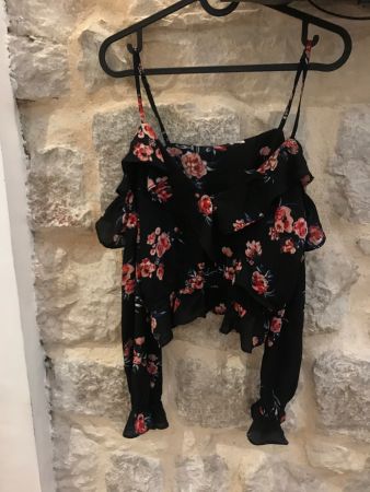 Verspieltes sommer Top, romantisch, Hosen dazu erhältlich