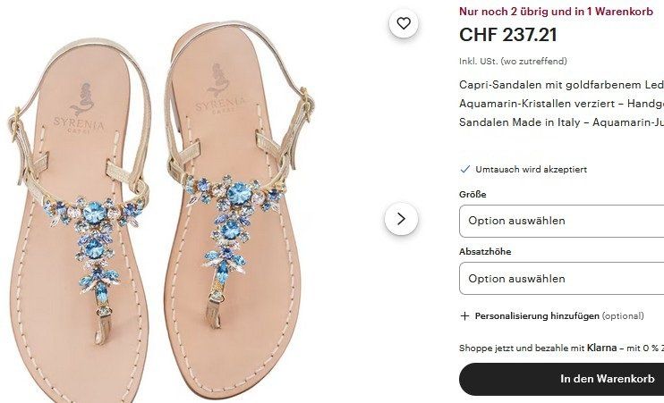 Scarpe da donna: Capri Pride Sandalen / sandales 39 – Usato da Collonges venduto da arashee 7
