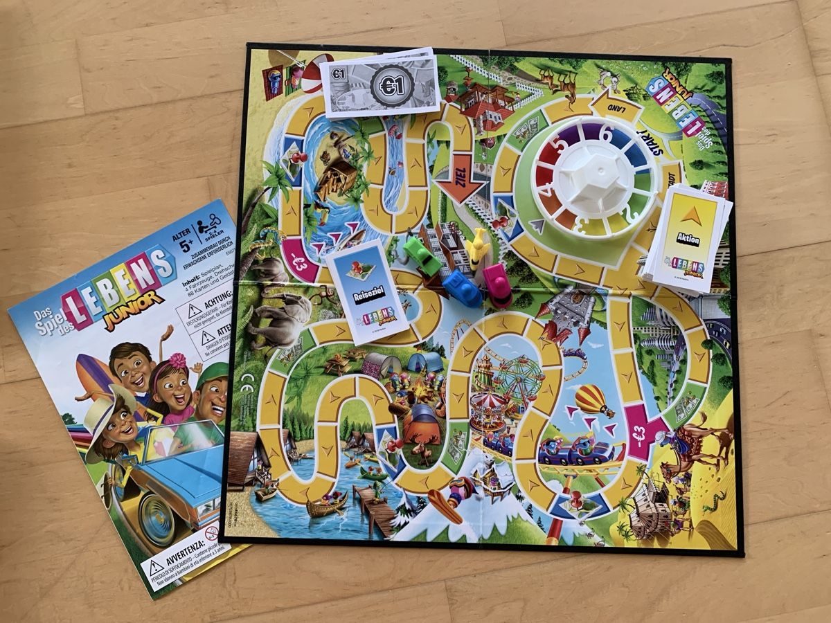 Hasbro Spiele: Spiel des Lebens Junior – Gebraucht aus Bubikon von nba01 2