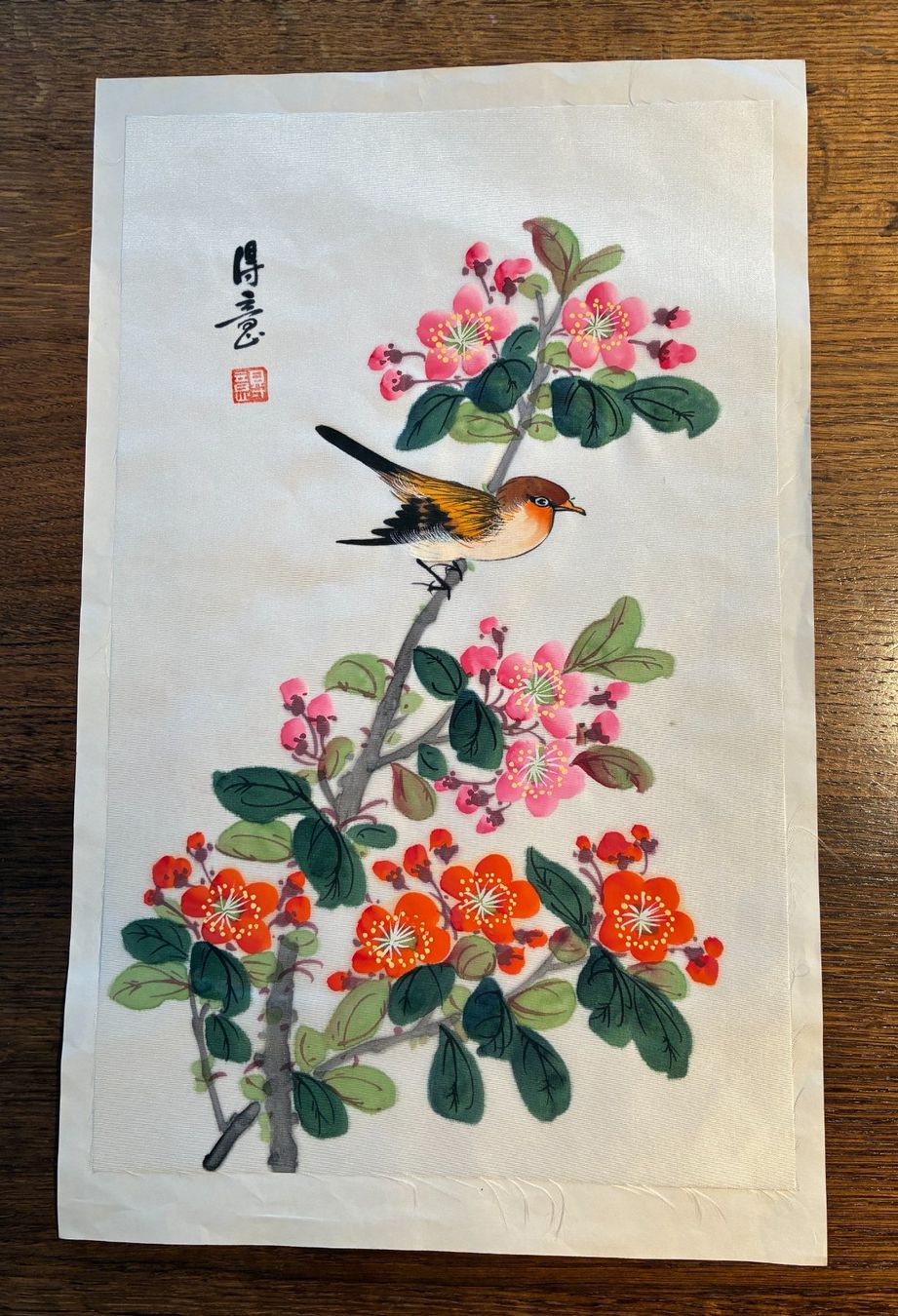 Tessuti: Chinesische Malerei im traditionellen Stil – Usato da Wangen ZH venduto da Beenee71