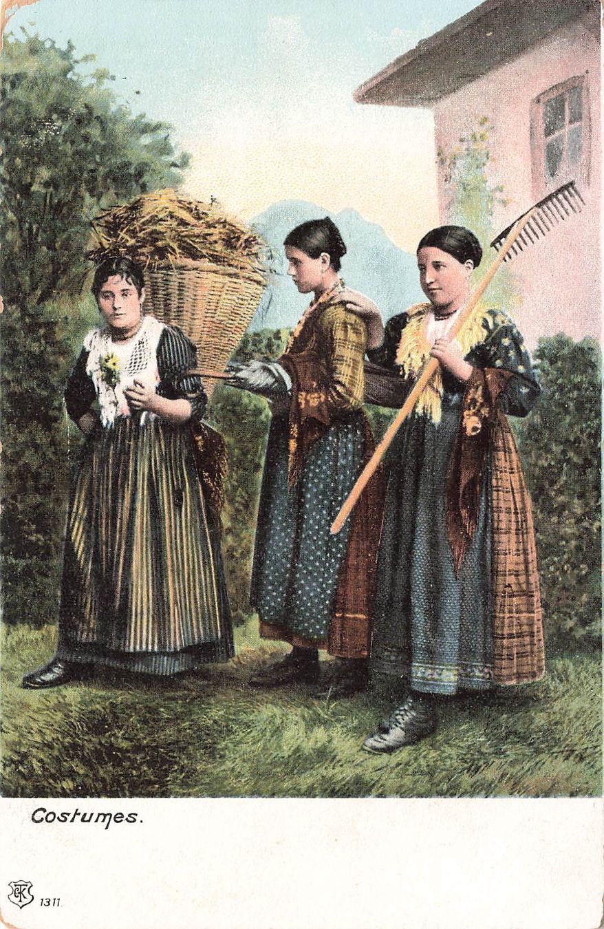 Cartoline postali: Costumi Ticinesi TI – Usato da Biasca venduto da Blenio71