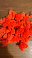 Neonorange 52 Stück - Quaste - Zottel - Anhänger