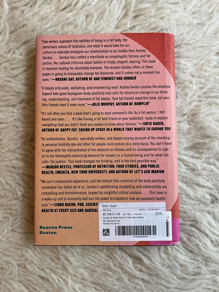 Libri: Buch "What We Don't Talk About When We Talk About Fat" – Usato da Zürich venduto da sop_xbd7 1
