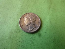 USA 1941, Dime (10 Cents), Silber .900